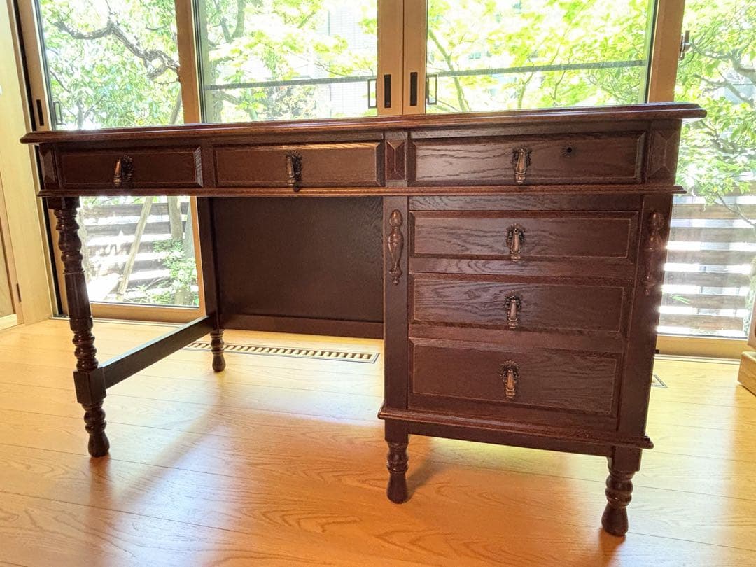 【本日最終日】三越家具ブルージュ カントリーハウス 書斎机 デスク