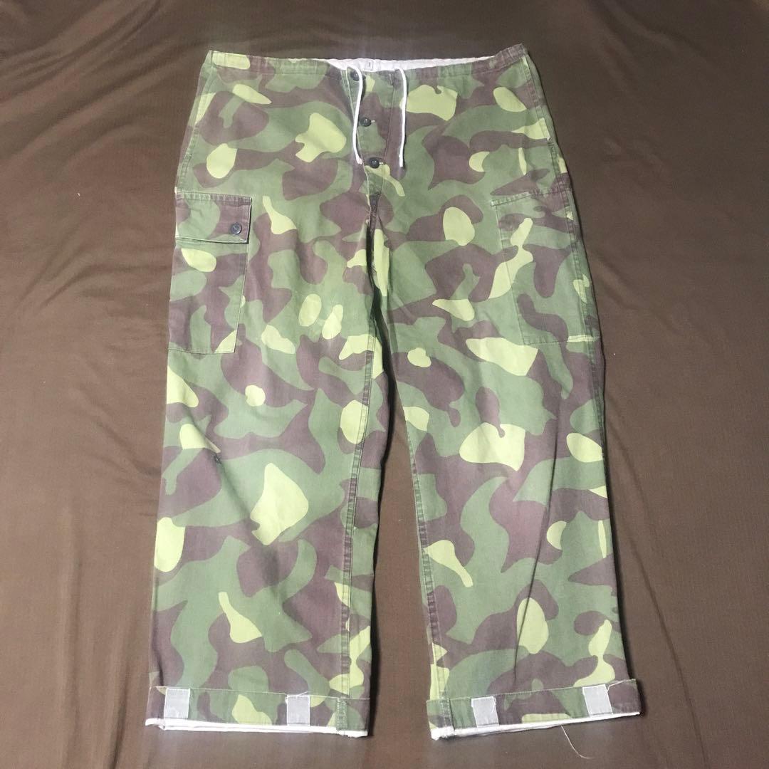 フィンランド軍　M62 オーバーパンツ　カモ　迷彩　ミリタリー　ビンテージ