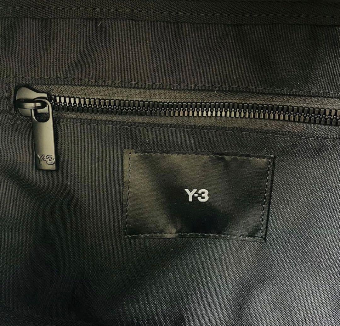 Y-3 黒 バックパック ロゴ　リュック ブラック