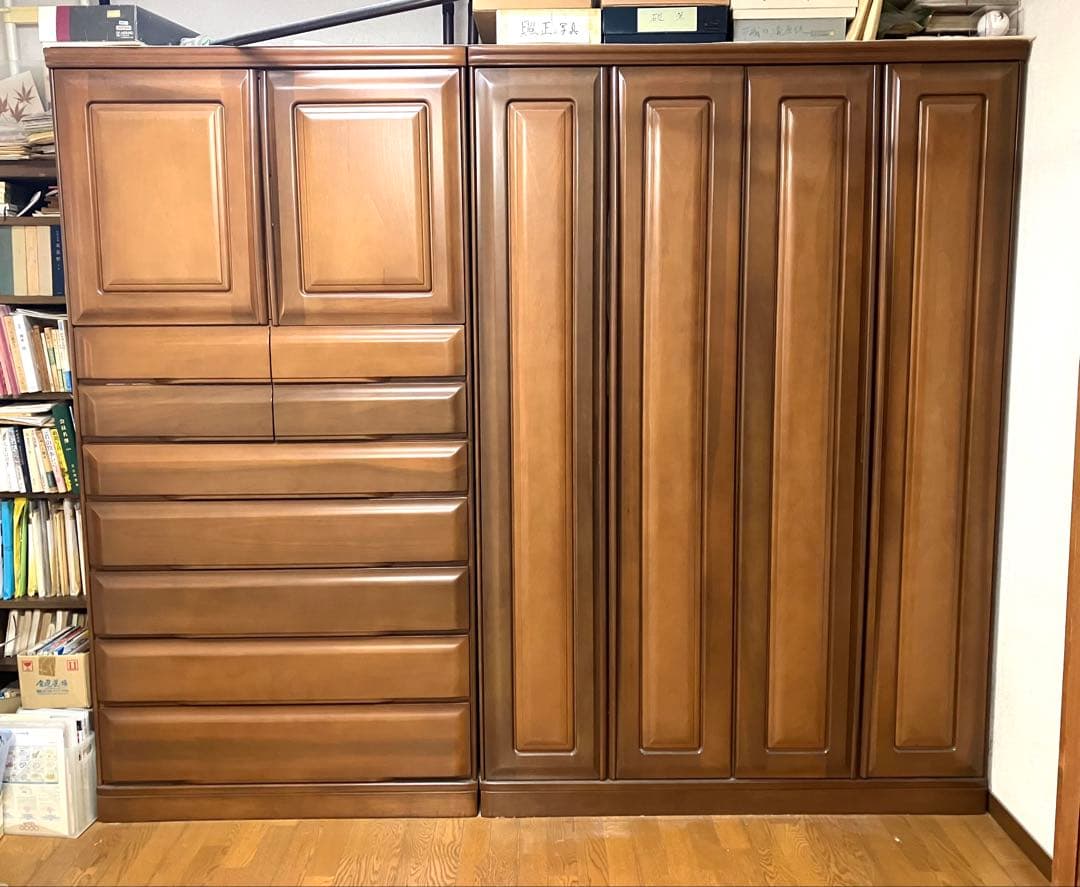 【マイ1588】婚礼箪笥B 洋ダンス 木製　送料込みの場合は34,000円