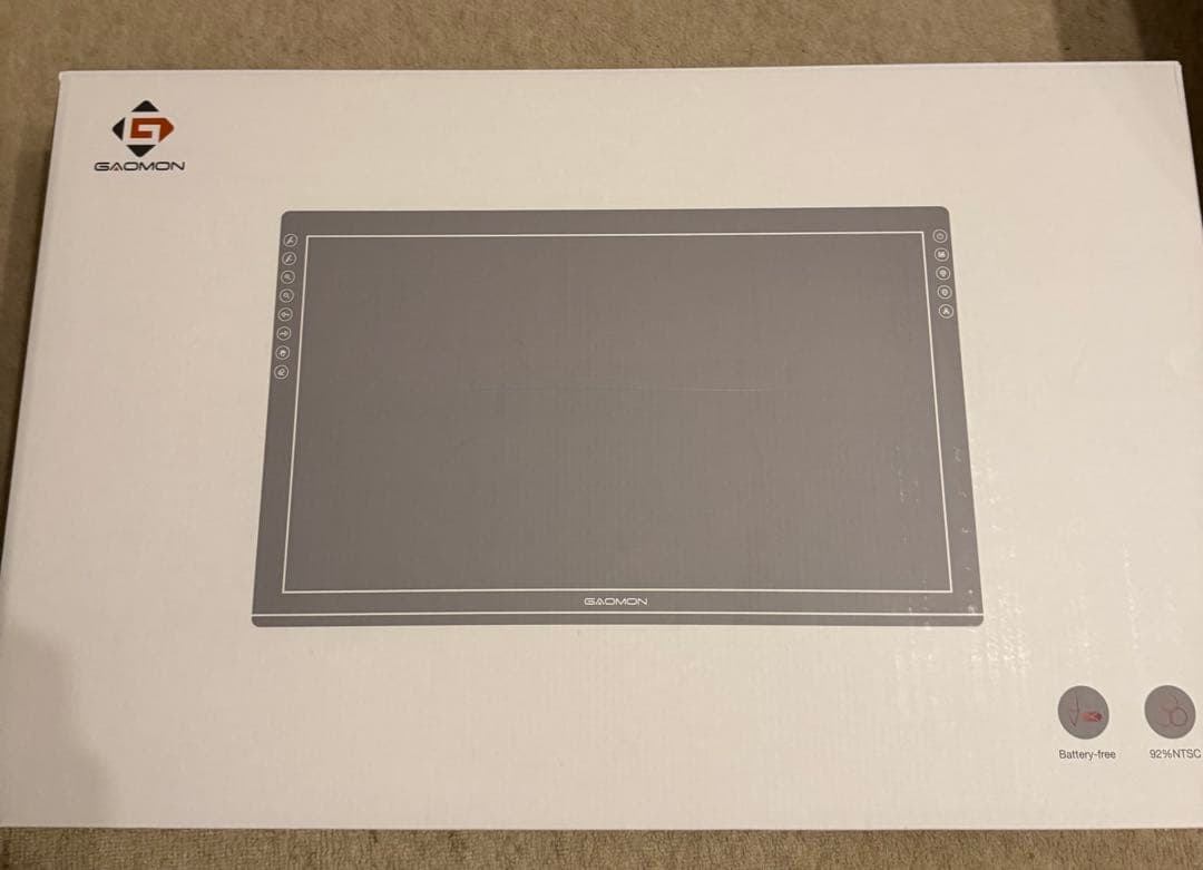 GAOMON 液晶ペンタブレット 本体 ブラック