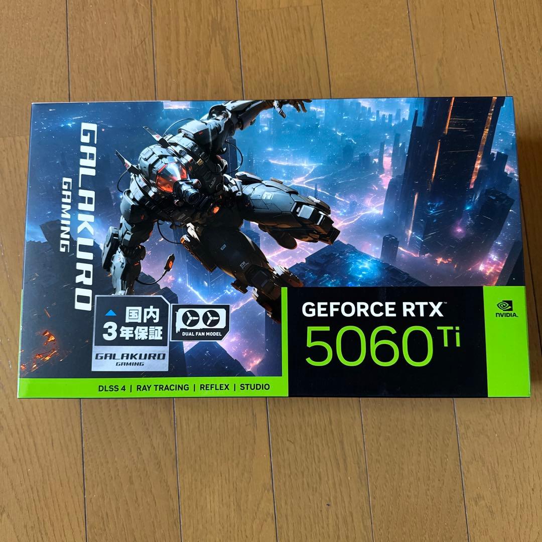 【新品】3年保証　玄人志向 GALAKURO RTX 5060 Ti 16GB