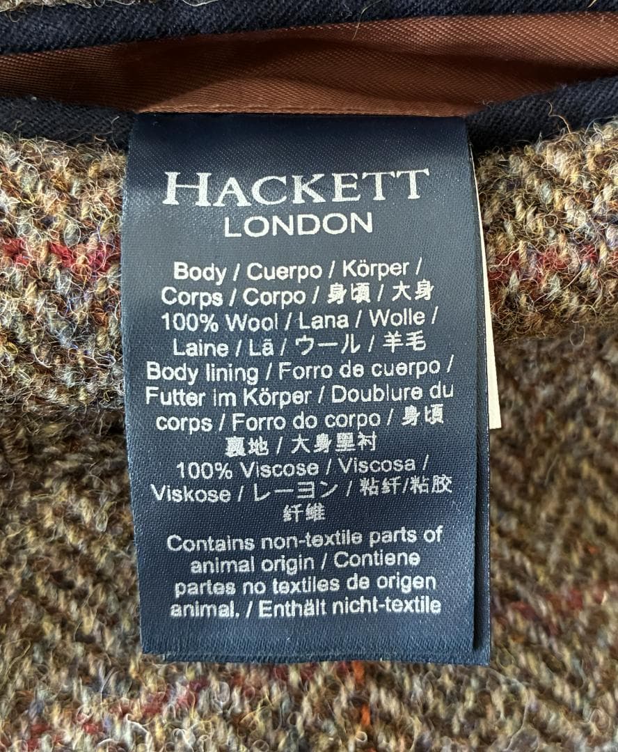 ★ハケットロンドン ハリスツイード ハンティング ジャケット★