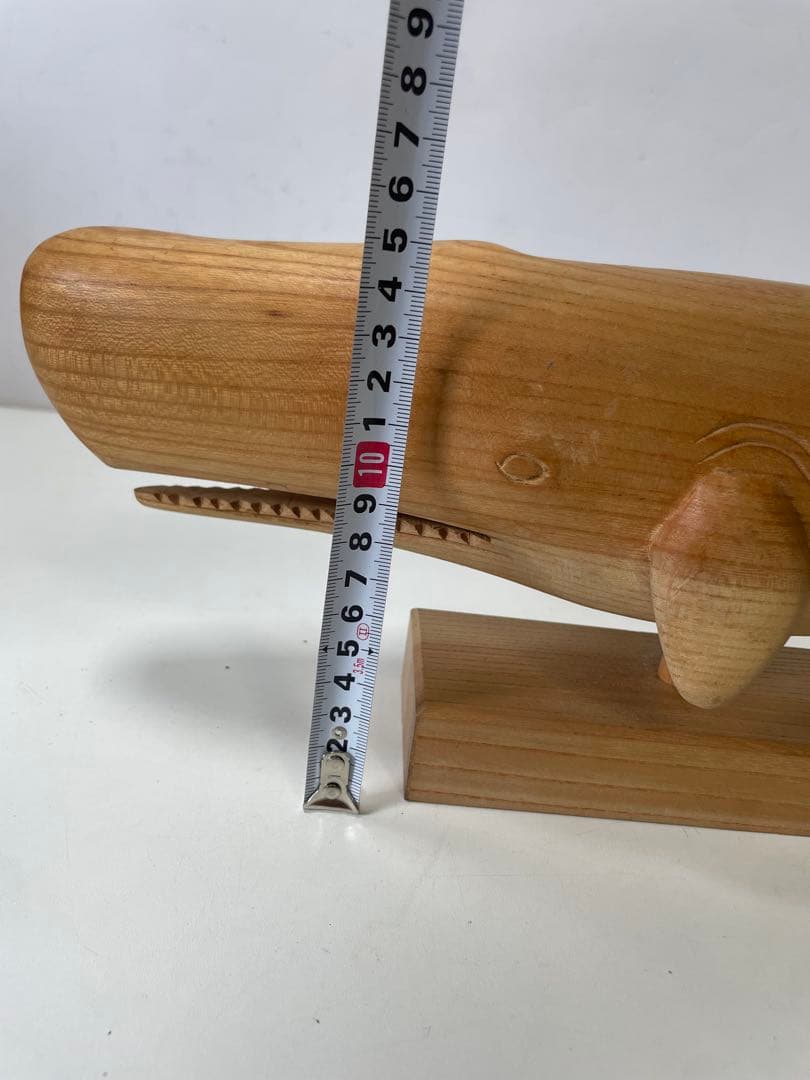 けやき木彫り マッコウクジラ ふるさと地場サンシャイン 宮城県牡鹿町 1990年