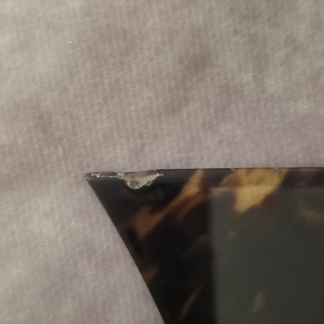 三味線 撥 バチ ケースつき　開き約8.7cm一部欠けあり　本鼈甲