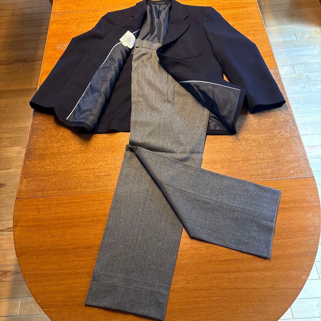J.PRESS紺ジャケット150.Poloパンツ140.白シャツ150セット