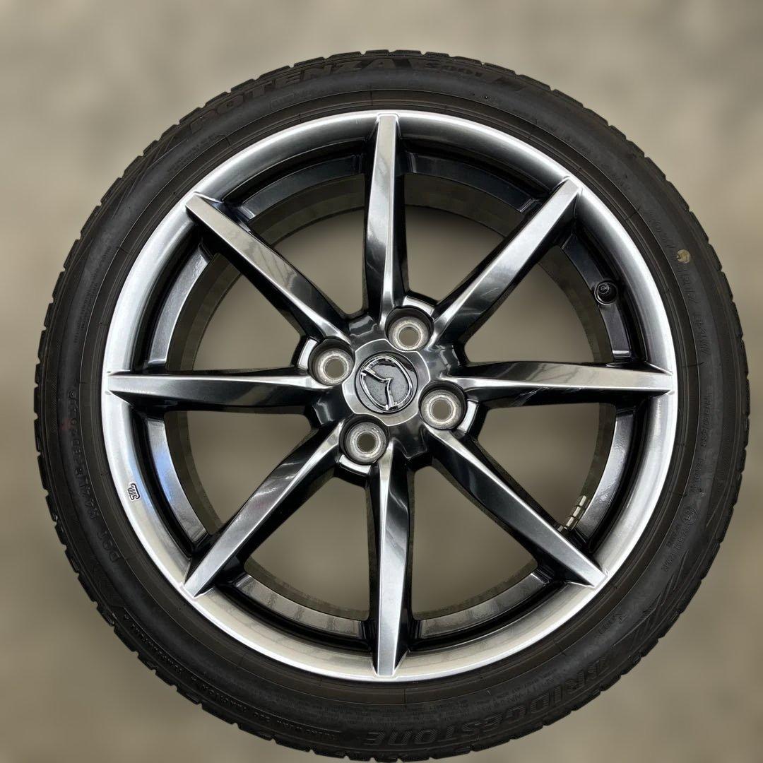 マツダ NDロードスターRF 純正17インチタイヤ&アルミホイール4本セット