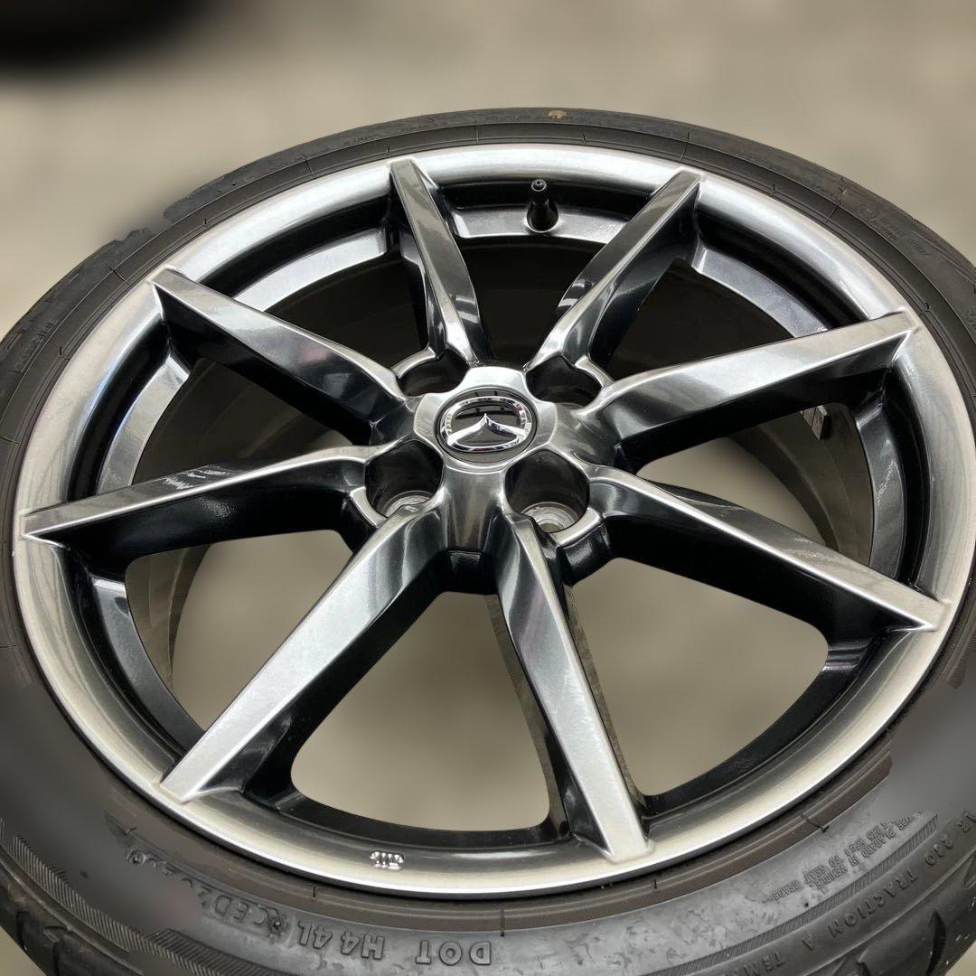 マツダ NDロードスターRF 純正17インチタイヤ&アルミホイール4本セット