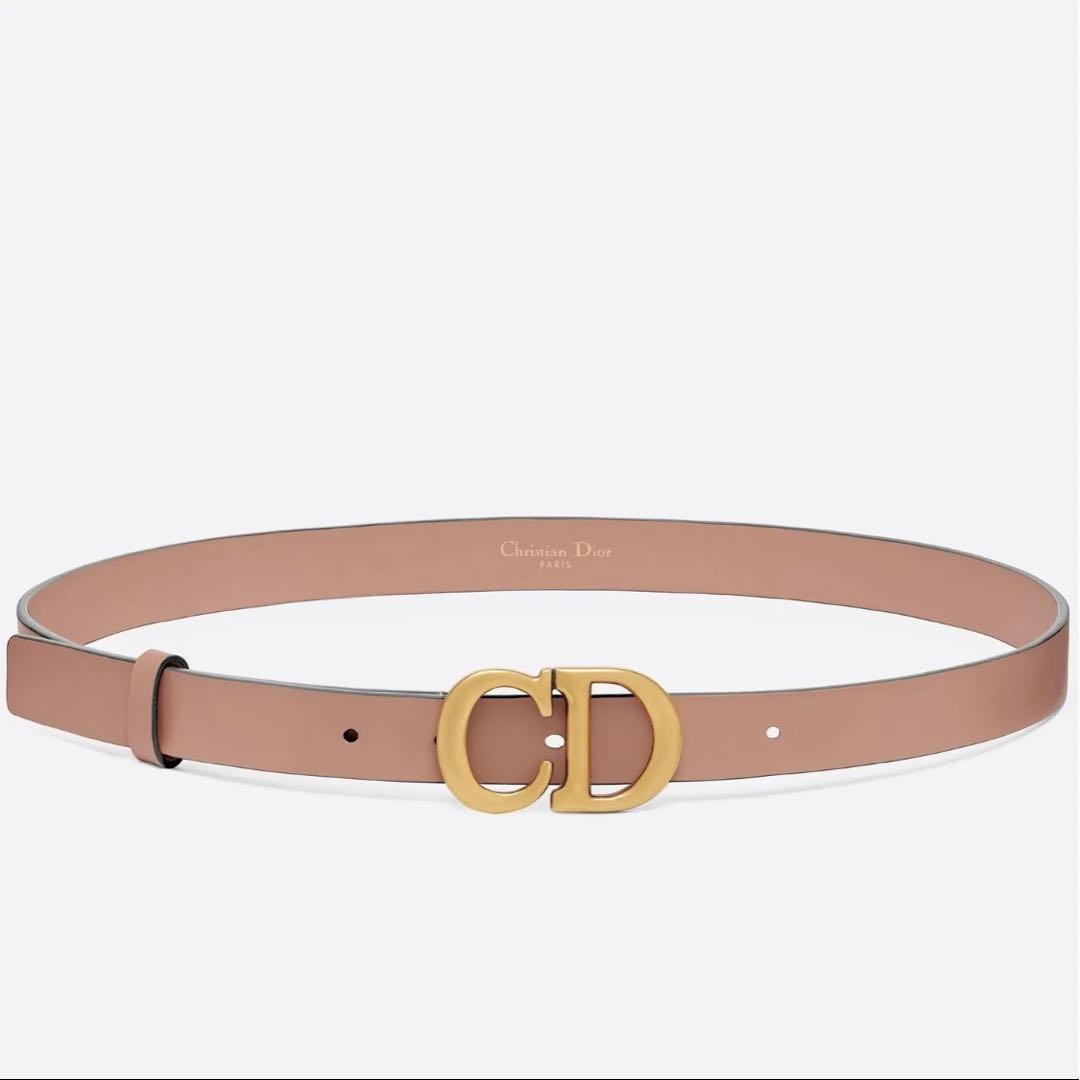 2022年銀座店購入　CDロゴピンクレザーベルト