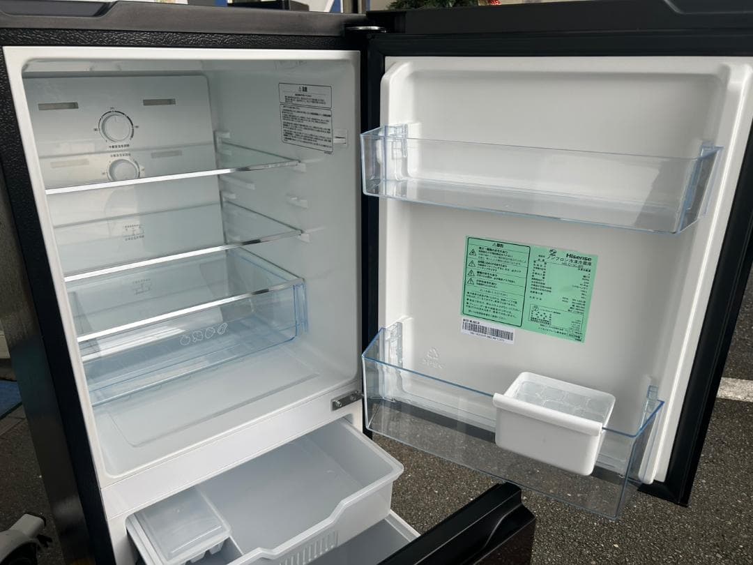【福岡市限定】冷蔵庫 ハイセンス HR-G13C 2022年【安心の3ヶ月保証】