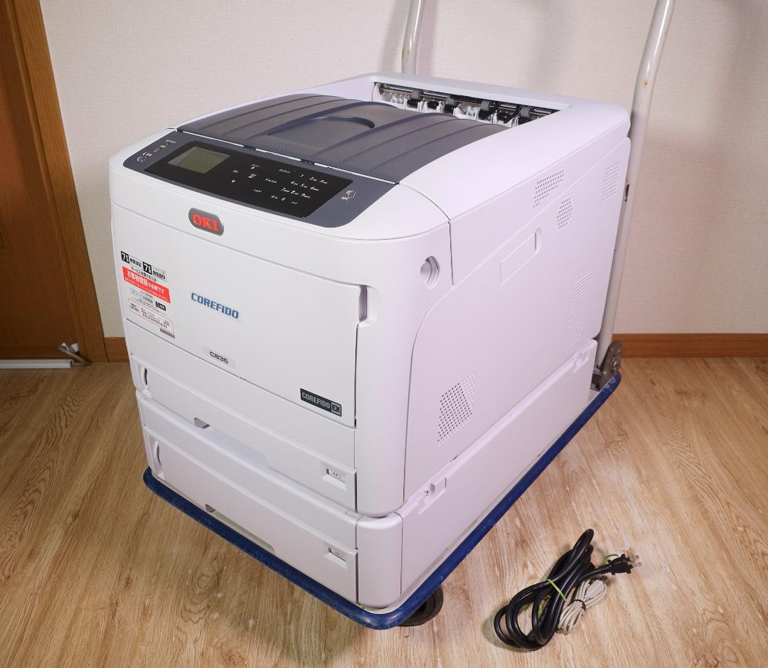 OKI A3レーザープリンター C835dnw 増設トレー付 美品