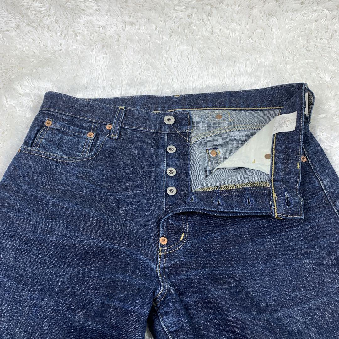 【美品】Levi's 702 ストレートW33 濃紺BIG E 赤耳セルビッチ