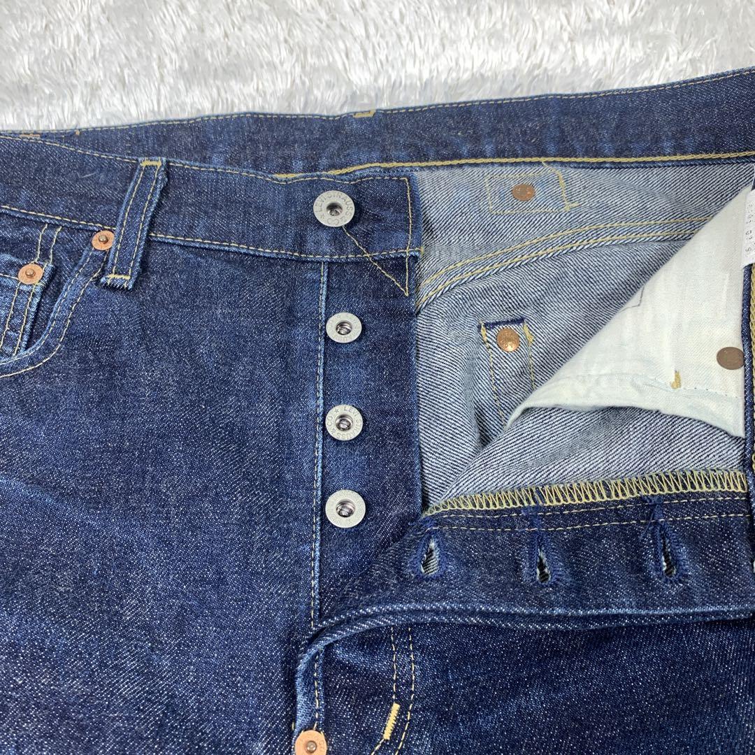 【美品】Levi's 702 ストレートW33 濃紺BIG E 赤耳セルビッチ