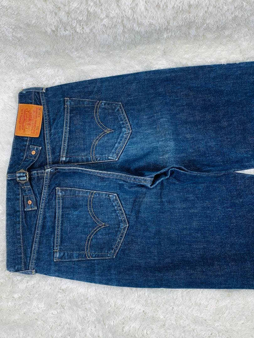 【美品】Levi's 702 ストレートW33 濃紺BIG E 赤耳セルビッチ
