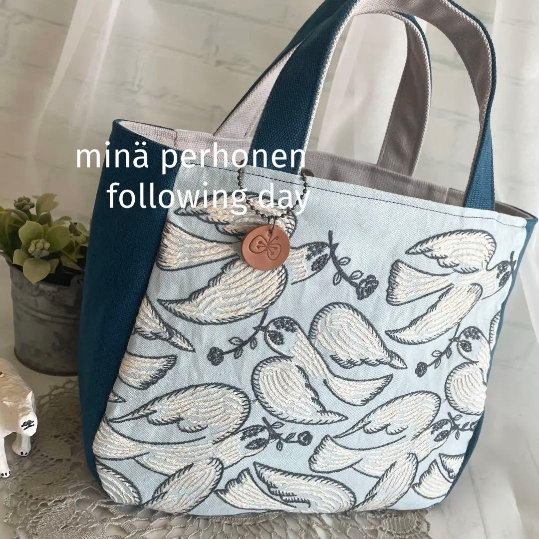ハンドメイド　ラウンドトートバッグ ミナ following day 444