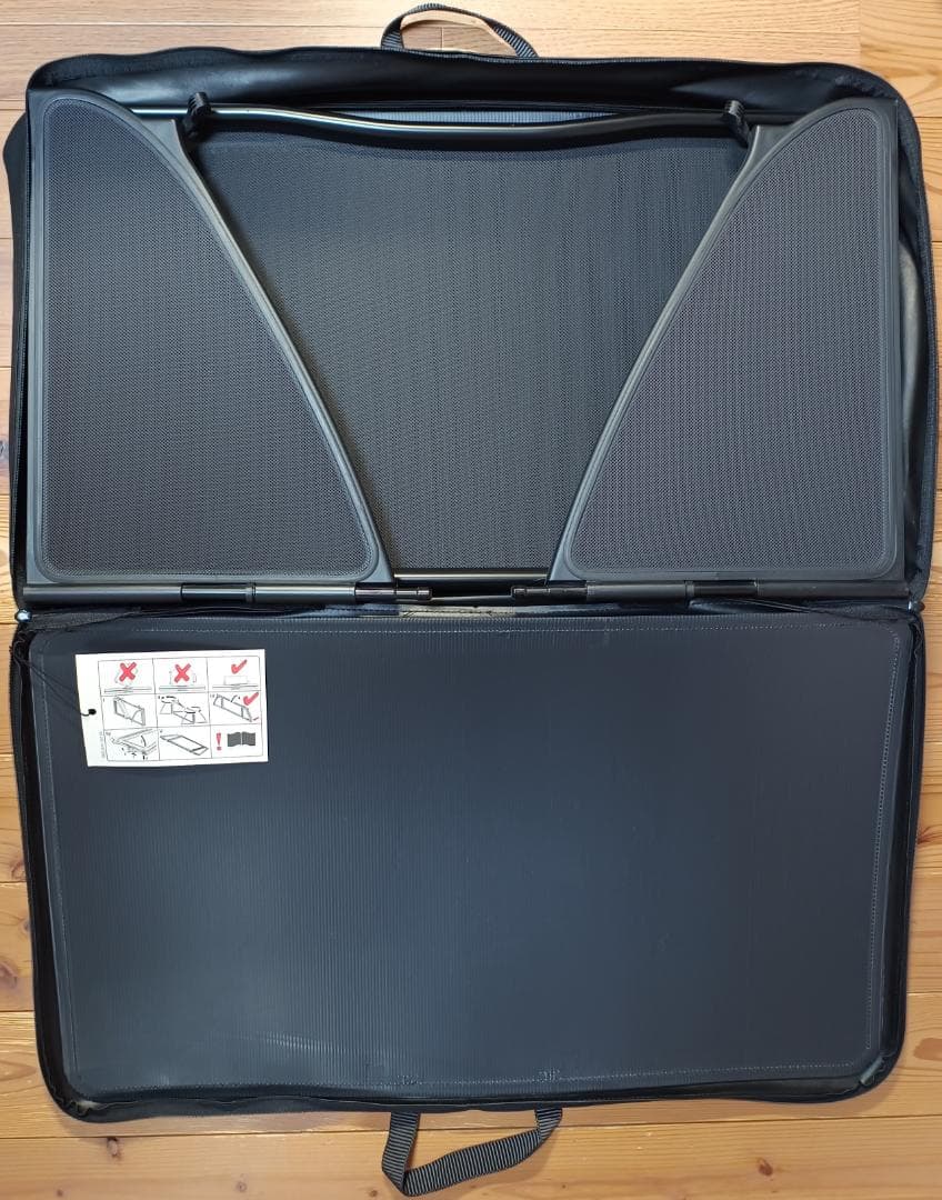 【美品】 E46 330Ci カブリオレ用ウインドディフレクター＋ケース