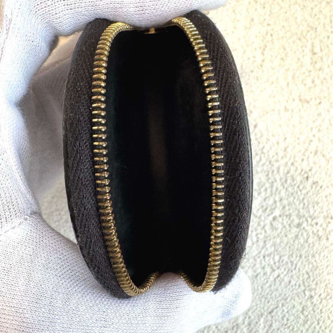 CELINE セリーヌ トリオンフ PVC 丸型 ケース ブラウン