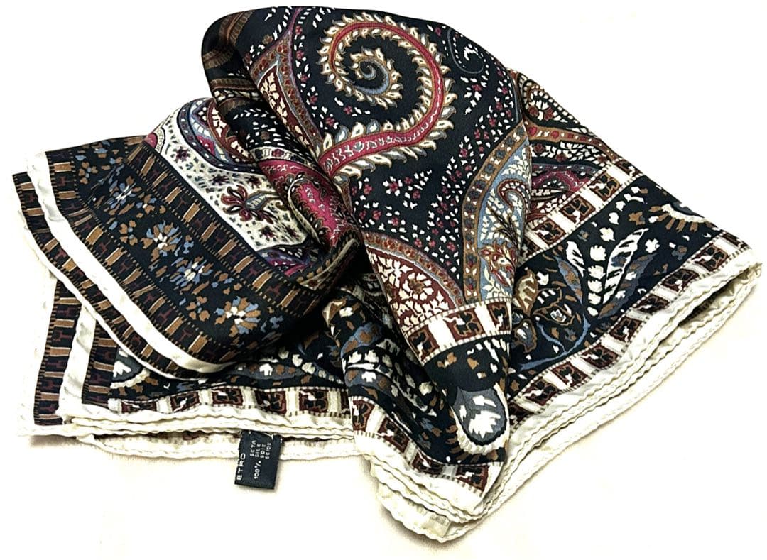 【新品】ETRO エトロ　ペイズリー　スカーフ