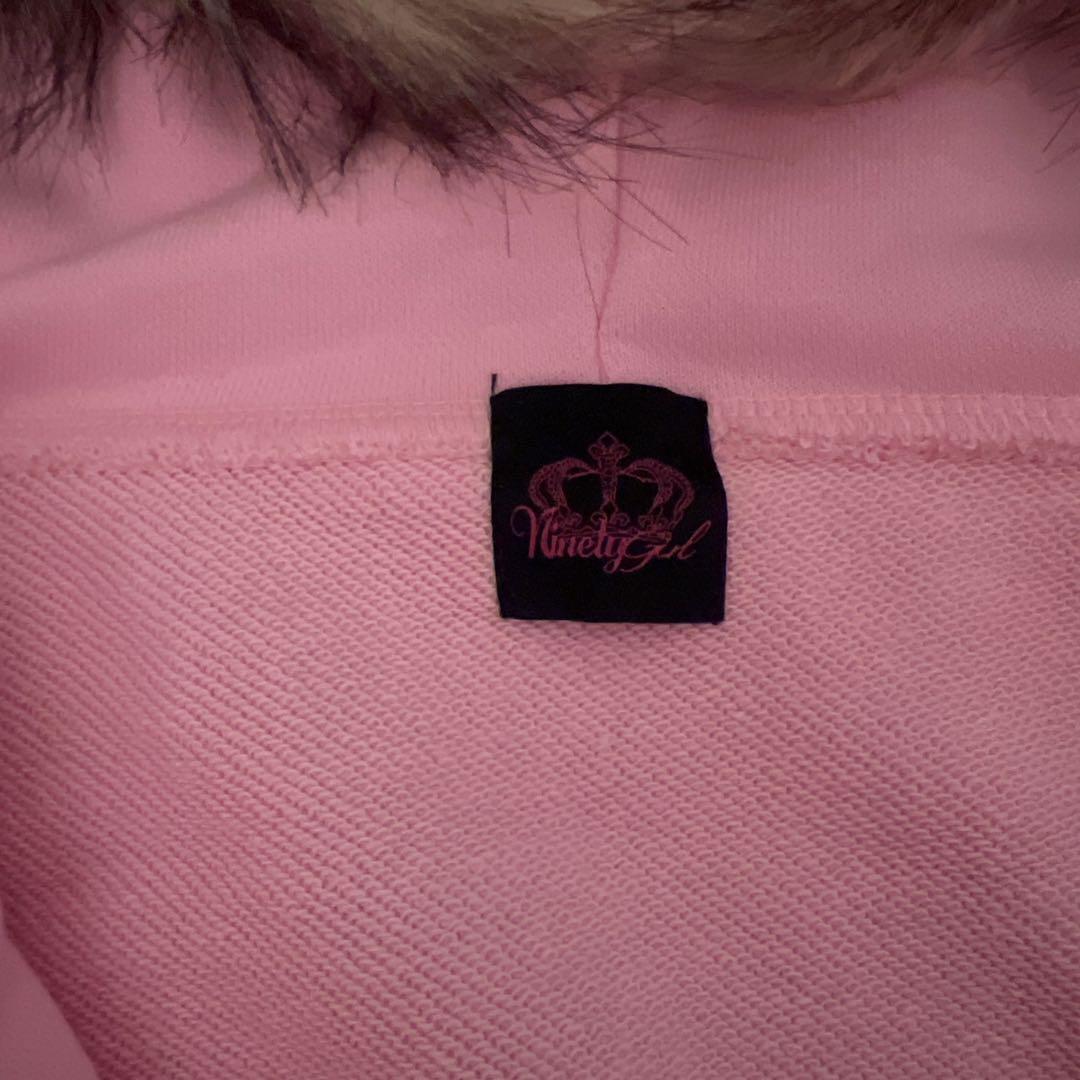 Vinetti Girl ピンク ジップアップパーカー 9090 Mサイズ