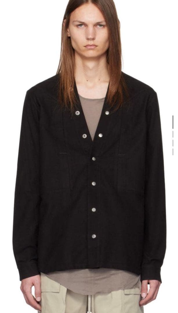 リックオウエンス Porterville ラリー フォグポケット シャツ