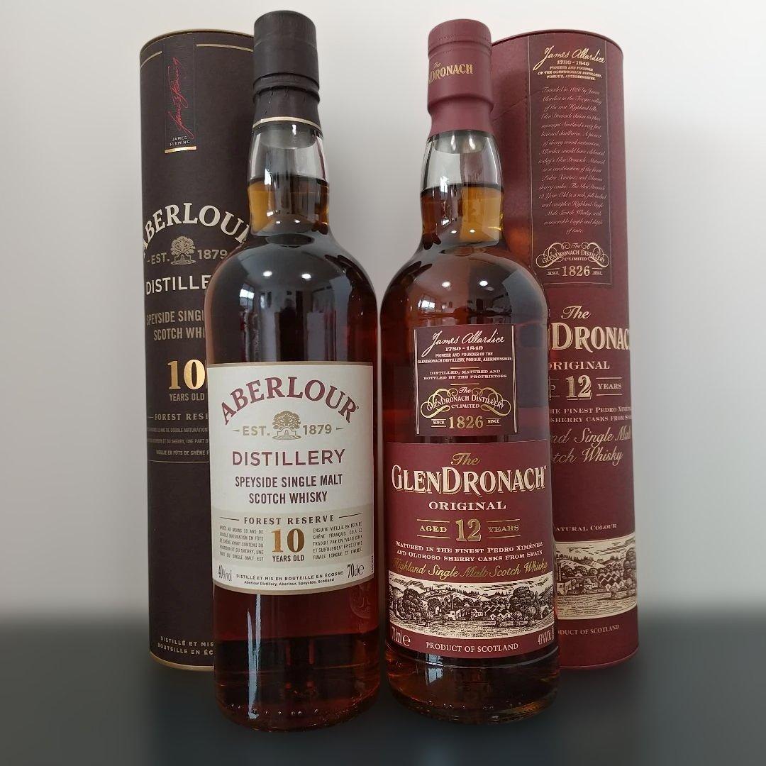 アベラワー 10年 フォレストリザーブ グレンドロナック　12年　ウイスキー