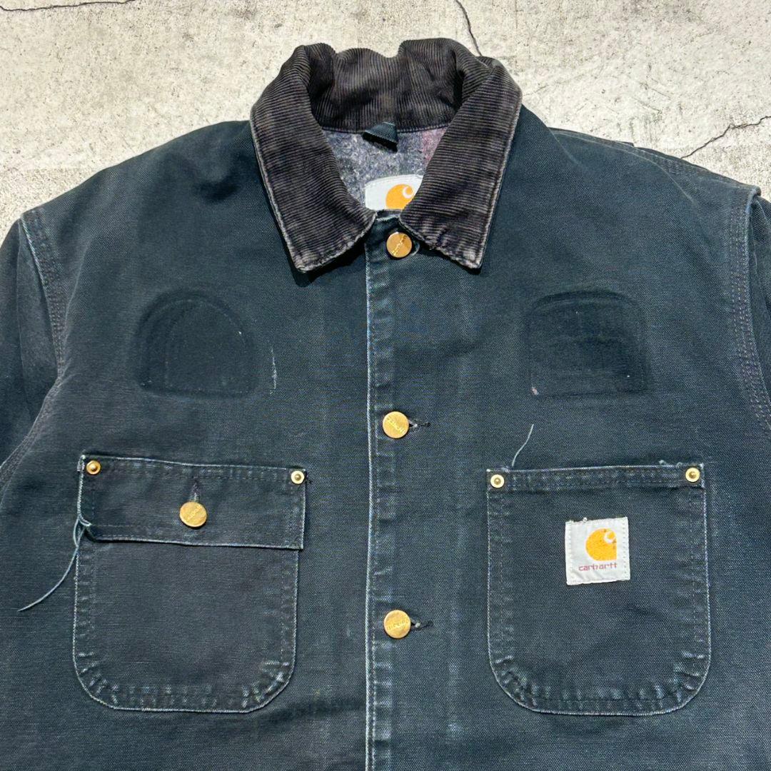 雰囲気◎　カーハート　ミシガンチョアコート　carhartt　L 希少ブラック