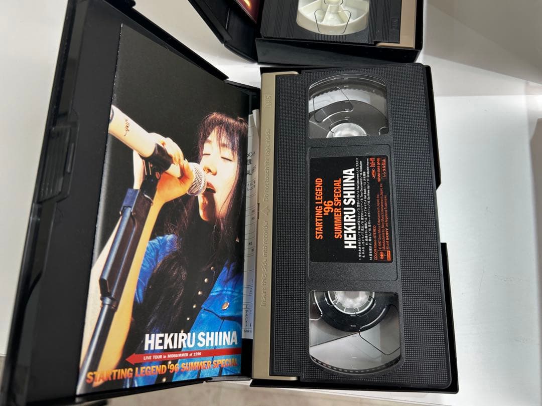 椎名へきる　トレーディングカード3BOX ビデオ4本　セット