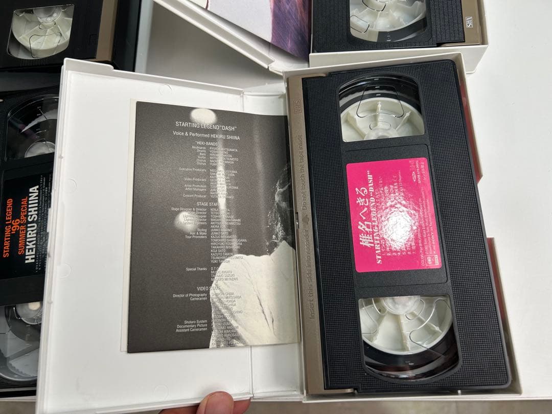 椎名へきる　トレーディングカード3BOX ビデオ4本　セット