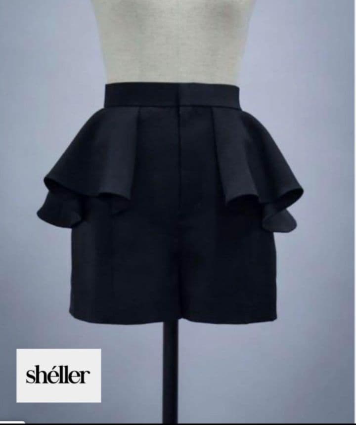 Sheller シェリエ ペプラムショートパンツ