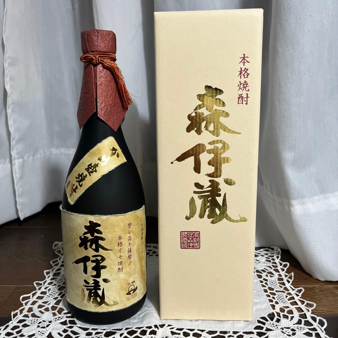 新品未使用　森伊蔵　金ラベル　 芋焼酎 25% 720mlかめ壺焼酎 箱付き
