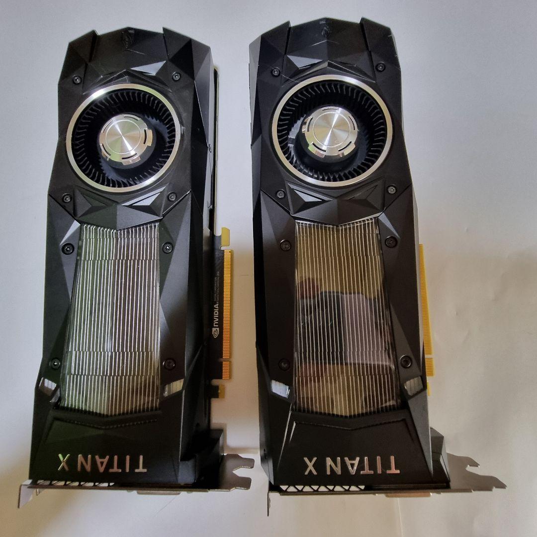 j*n様 TITAN X Pascal グラフィックボード 2枚セット
