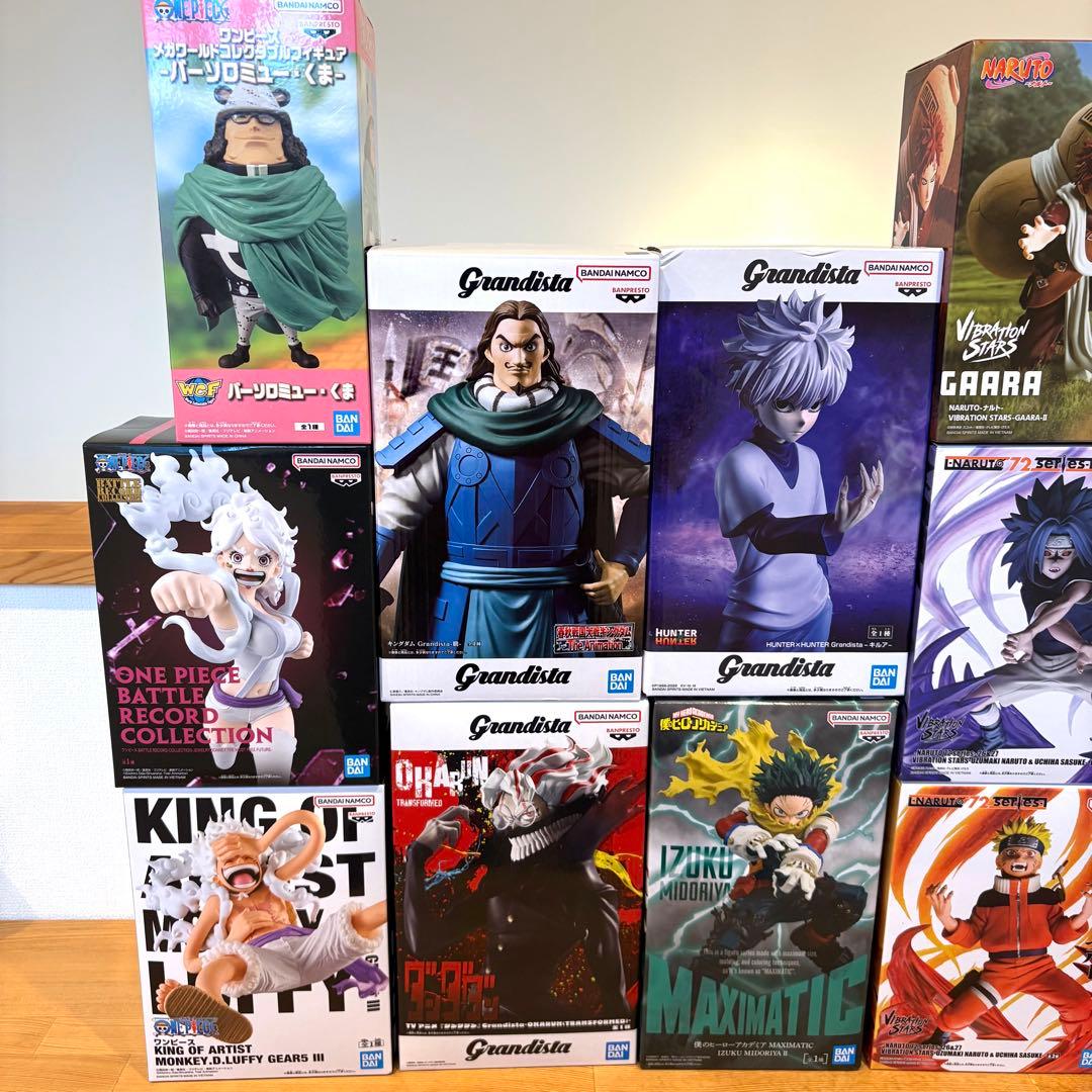ジャンプ系フィギュア ワンピース NARUTO19体盛り盛りセット!！