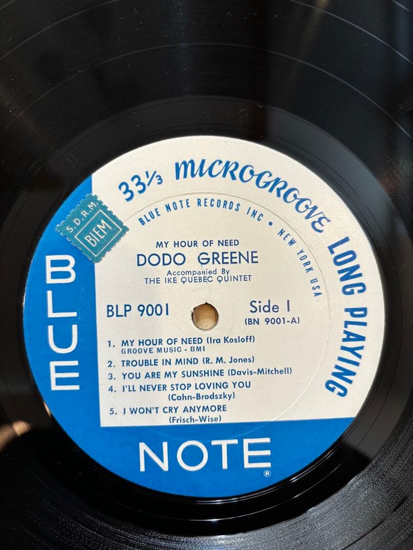 洋楽 DODO GREENE my hour of need BLUE NOTE LP