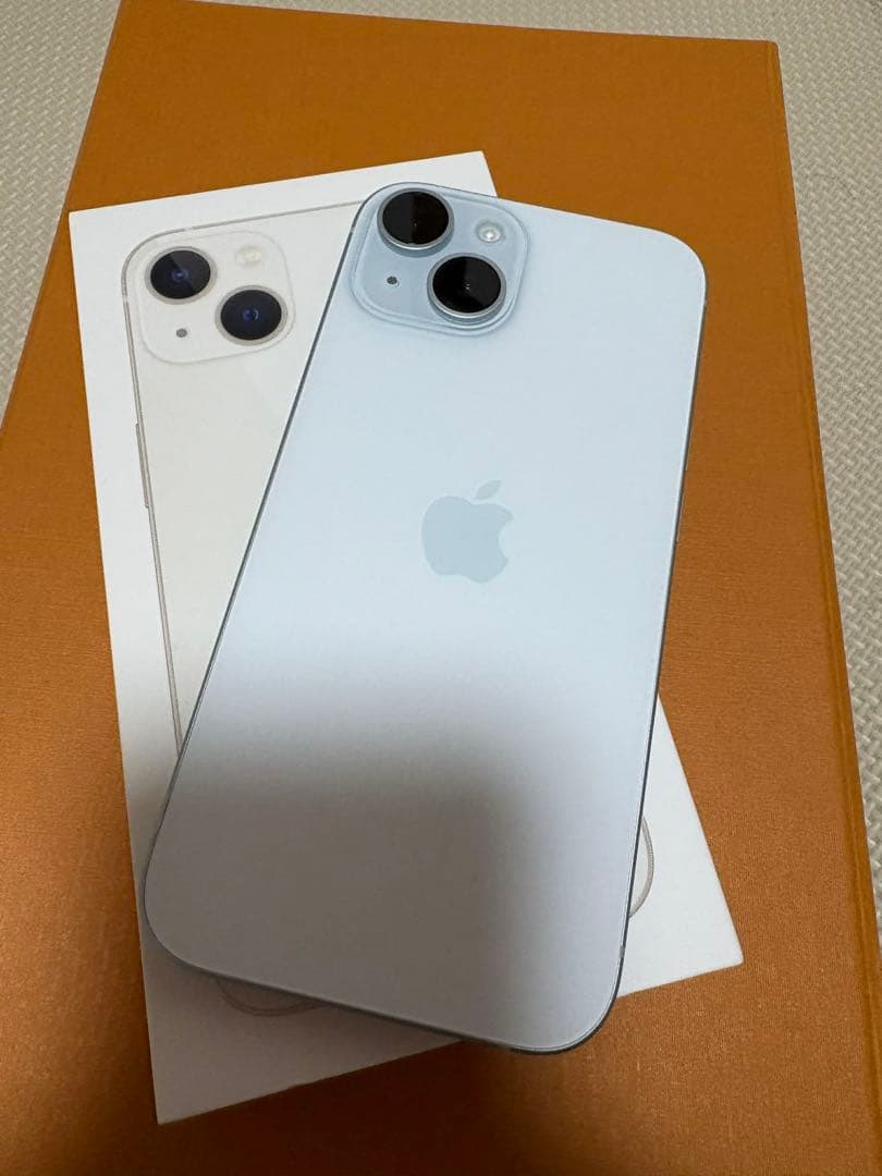 Apple iPhone 15 128 gb ホワイト 本体 箱付き