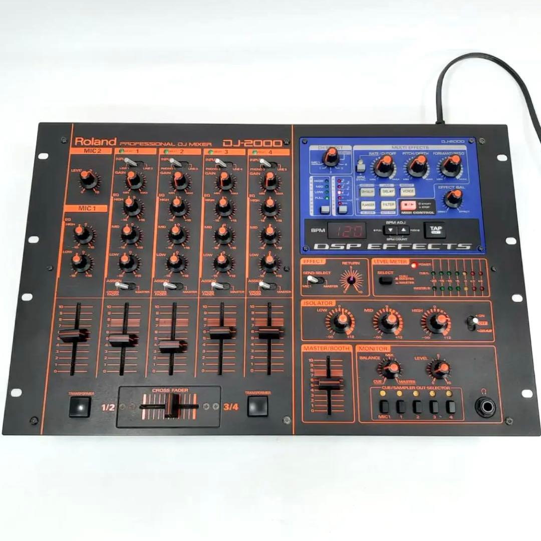 ROLAND DJ-2000 ミキサー 説明書・電源ケーブル付き