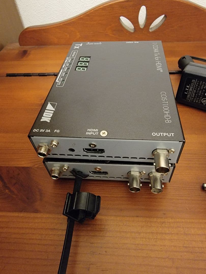 IDK　COS-T100HD-B、COS-R100HD-B　セット