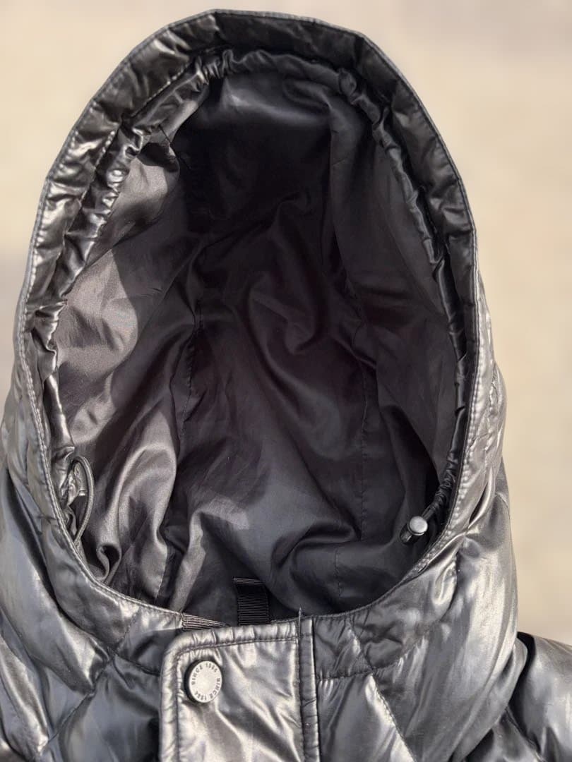 ジャケット・アウター old uniqlo premium down jacket black y2k