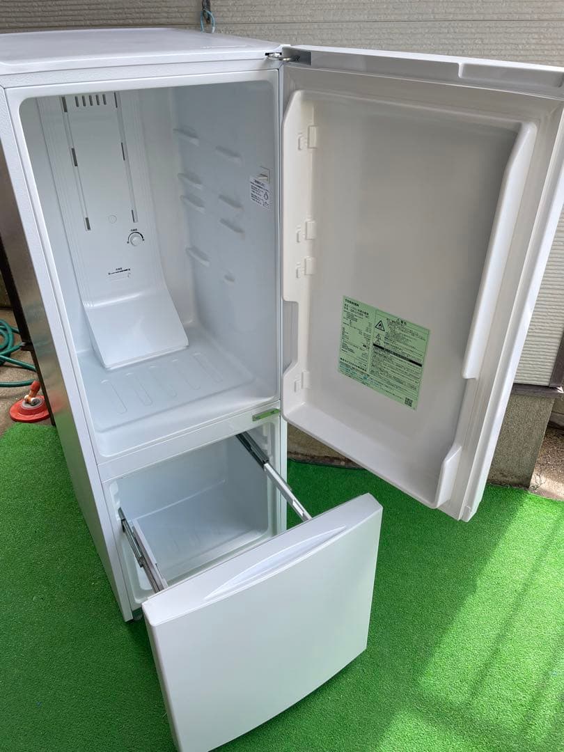 476極美品✨ 東芝 高性能セミマットホワイト2ドア冷蔵庫 一人暮らし 単身