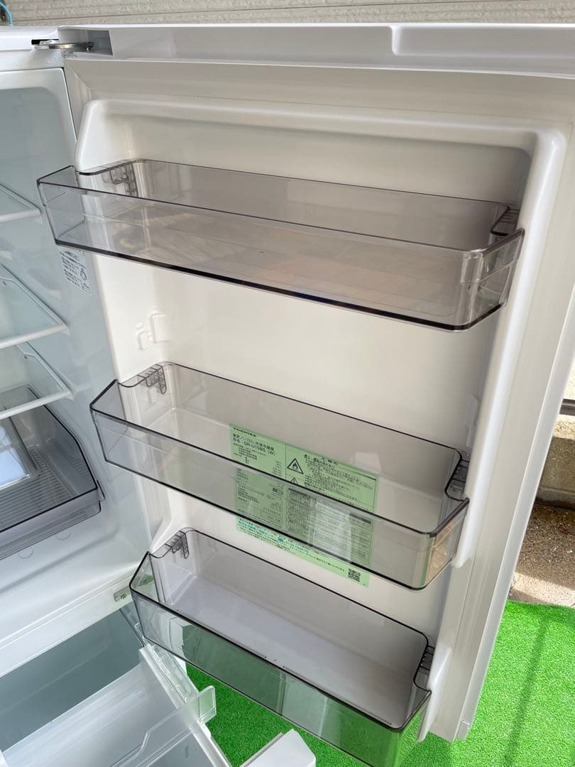 476極美品✨ 東芝 高性能セミマットホワイト2ドア冷蔵庫 一人暮らし 単身