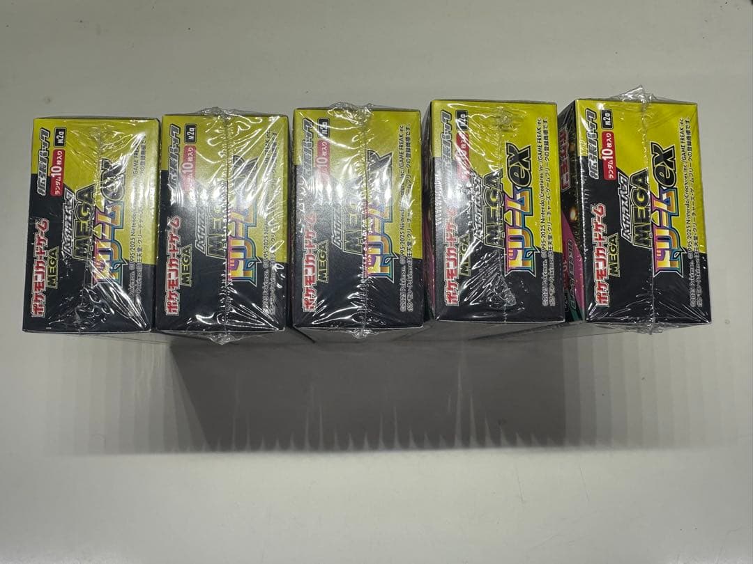 ポケモンカード　MEGAドリームex 5BOX シュリンク付き