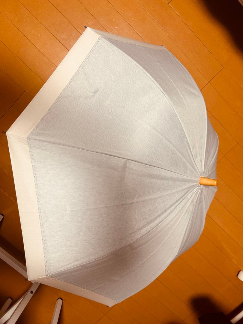 【未使用品】サンバリア100 完全遮光 日傘 コンビ muku ブルー