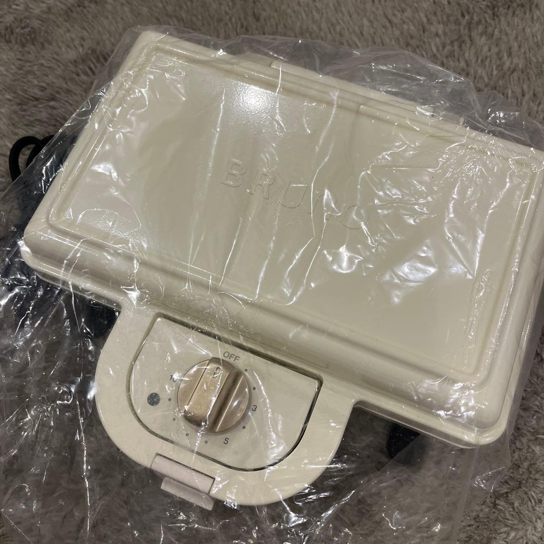 【新品】BRUNO ホットサンドメーカー ホワイト