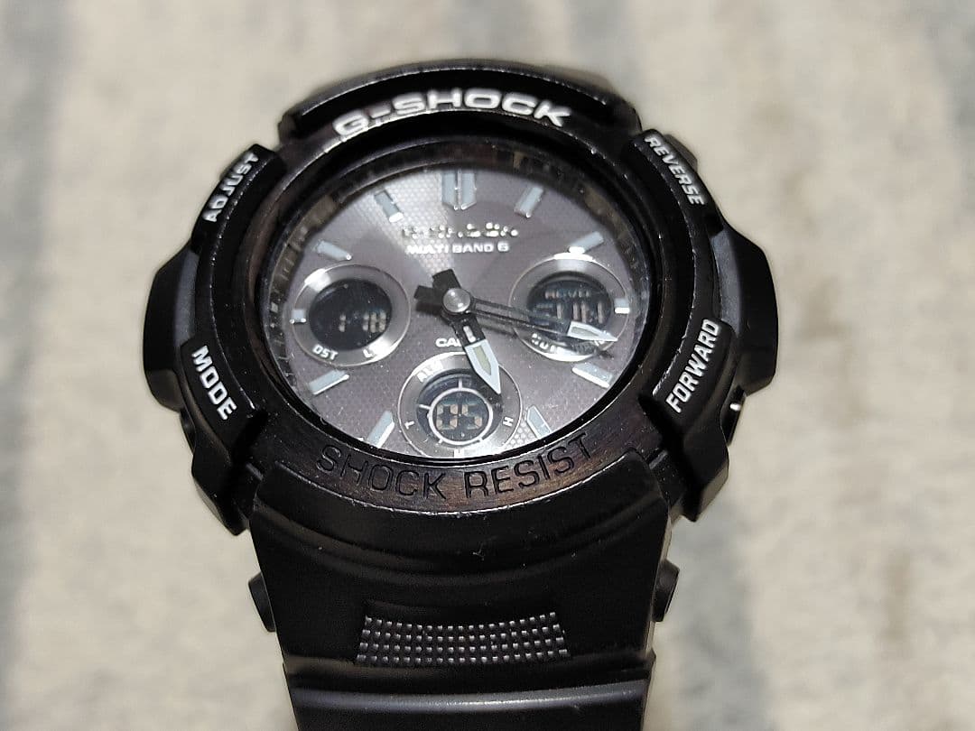 カシオGショック AWG-M100BW　他２本　AE-1200WH 　F-91