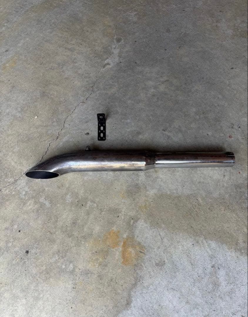 sr400 ターンアウトマフラー