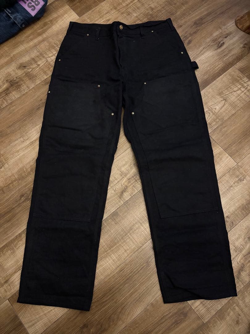 carhartt カーハート ダブルニー 黒 ペインターパンツ