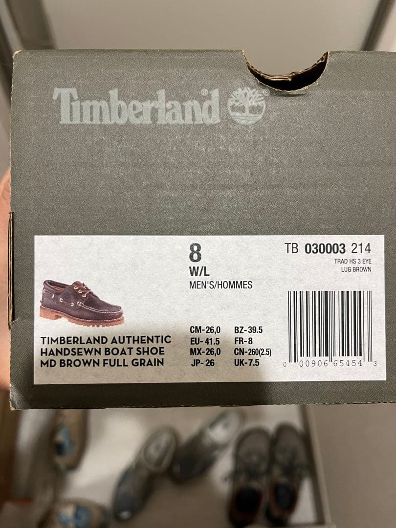 US8 Timberland 3EYE CLASSIC LUG ティンバーランド