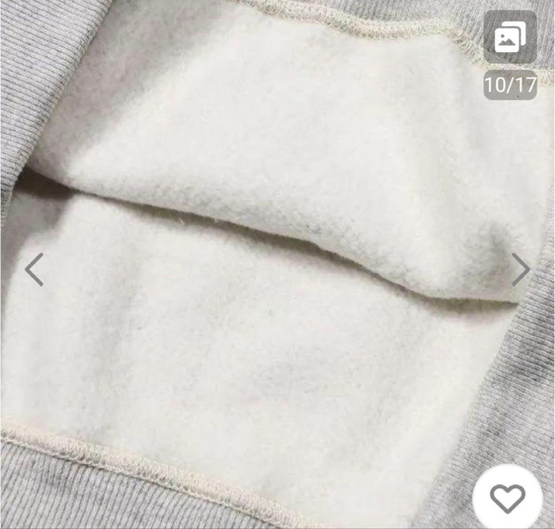 ウエアハウス ジョングラッコー　オートミール×ライトグリーン スウェット