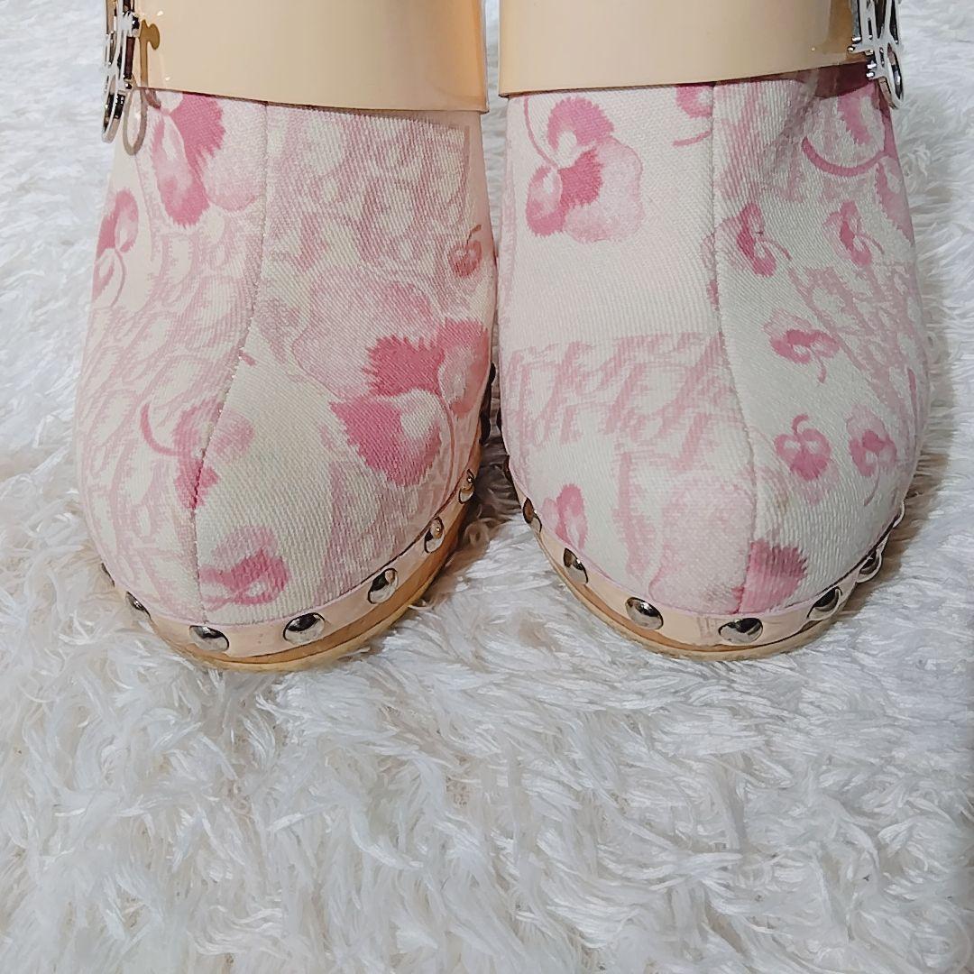 【箱付き 美品】ディオール　トロッター　フラワー　ガーリー　ブロッサム　サボ