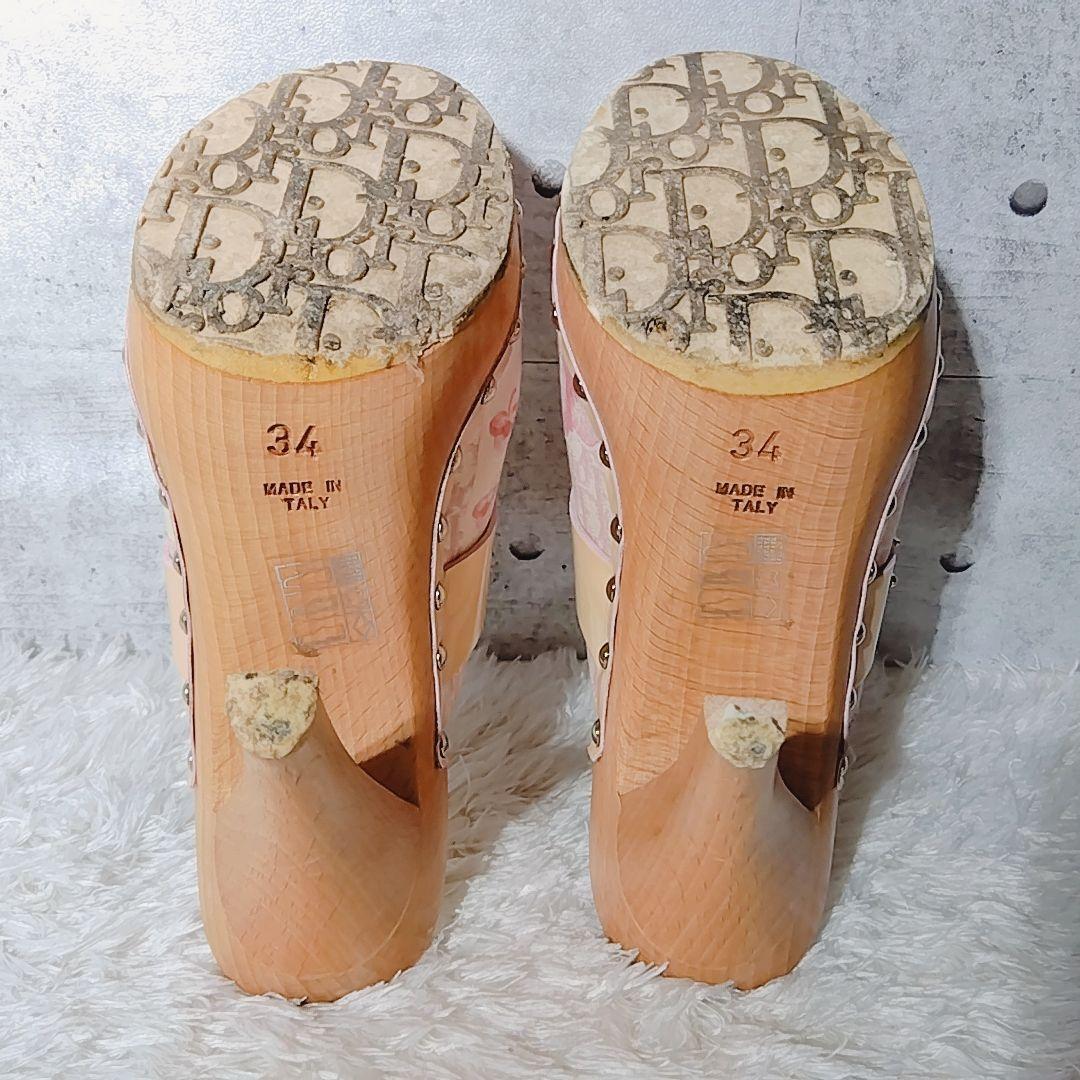 【箱付き 美品】ディオール　トロッター　フラワー　ガーリー　ブロッサム　サボ