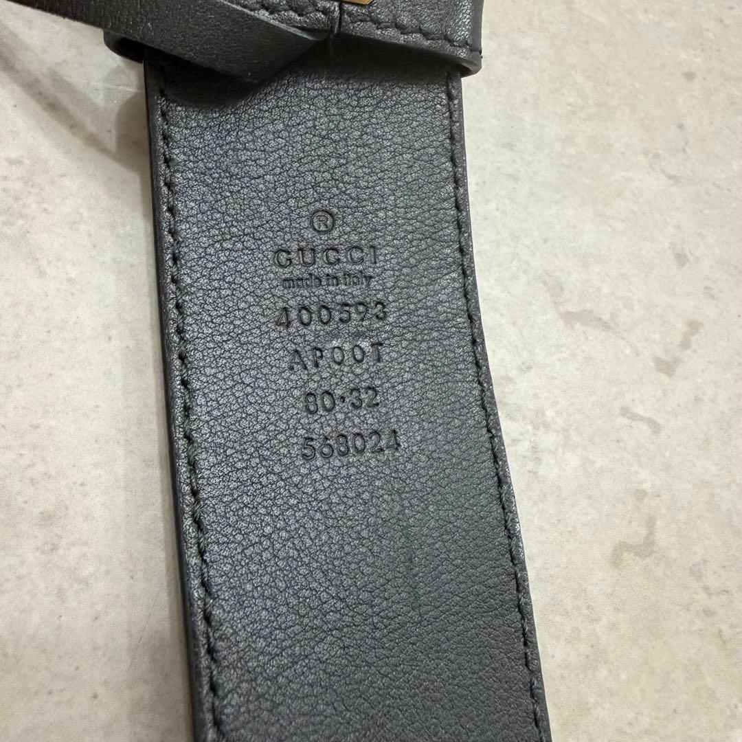 美品✨GUCCI ダブルG ベルト 80-32